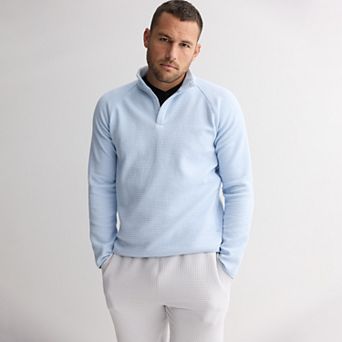 Men's FLX Textured Fleece Quarter-Snap Pullover