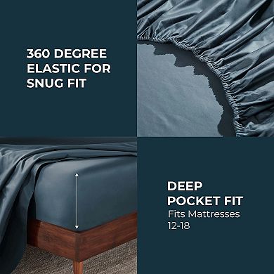 SUPERIOR 850 Thread Count Egyptian Cotton Solid Sheet Set
