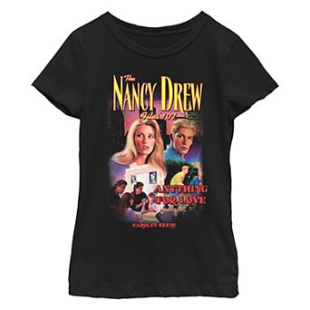 Girls 7-16 The Nancy Drew Files Anything For Love Graphic Tee