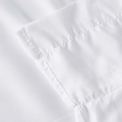 Dainty Home Carnival 2-Pack Light Filtering Pleated Layered Rod Pocket Curtain Panel Pair