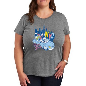 Disney's Mickey Mouse & Friends Plus Size NYC Graphic Tee