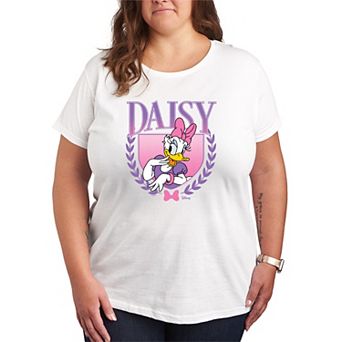 Disney's Daisy Duck Plus Size Collegiate Graphic Tee