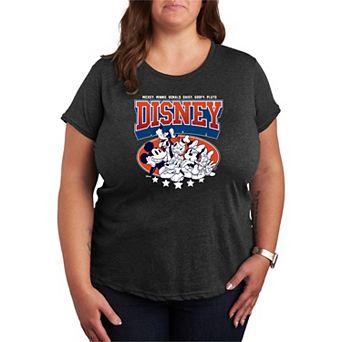 Disney's Mickey Mouse & Friends Plus Size Americana Graphic Tee