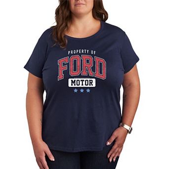 Plus Size Ford Collegiate Graphic Tee