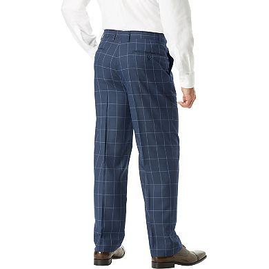 KingSize Men's Big & Tall Easy Movement Plain-Front Expandable Dress Pants