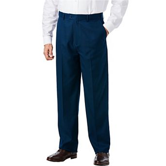 KingSize Men's Big & Tall Easy Movement Plain-Front Expandable Dress Pants