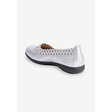 Comfortview Women's The Vivi Slip On Flat