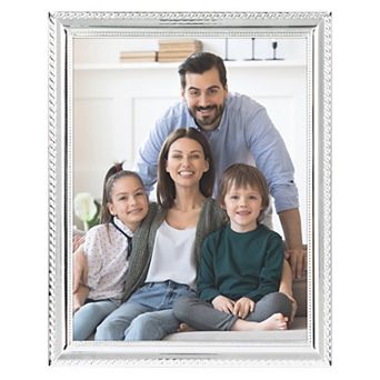 Metal Picture Frame for Photo and Poster, Modern Vertical Photo Formats for Tabletop Family Decor