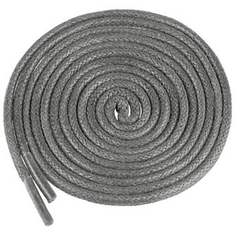 2 Pair Waxed Shoe Laces Round Solid Woven Shoelaces for Boots Men and Women 90cm/35.43"