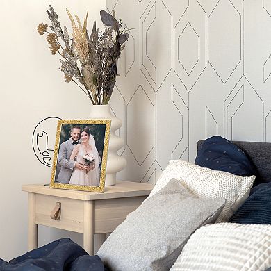 Picture Frames, Metal Photo Frame with Glass, Display for Wedding Gift Home Tabletop Decor 3.5"x5"