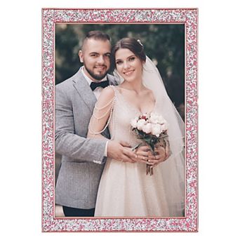 Picture Frames, Metal Photo Frame with Glass, Display for Wedding Gift Home Tabletop Decor 3.5"x5"