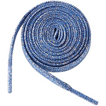 1 Pair Glitter Metallic Flat Shoelaces Colorful Sequin Sparkling Shoestring Sneakers 100cm/39.37"