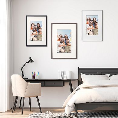Aluminum Picture Frame for Wall Decor, Horizontal and Vertical Hanging Photo Frames for Home