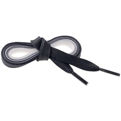 1 Pair Colorful Gradient Flat Shoelaces Shoestring Shoe Laces for Sneakers 43.31"