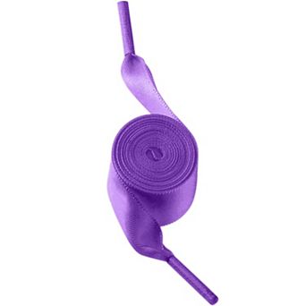 1 Pair Flat Satin Ribbon Shoelaces Wide Shoestrings Colorful Shoe Laces Women Girls 100cm/39.37"