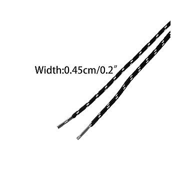 1 Pair Round Shoelaces Work Boots Durable Outdoor Hiking Shoe Laces 100cm/39.37"