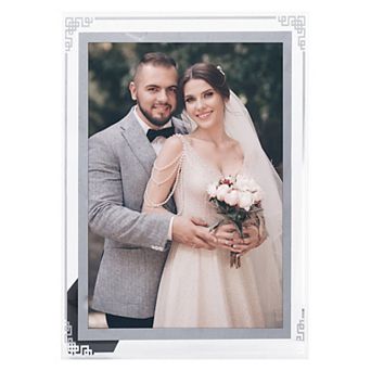 Glass Picture Frame for Tabletop Decor, Photo Frames for Horizontal and Vertical