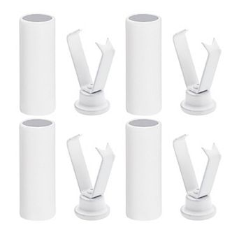 Metal Shoe Lace Tips, 4 pc Shoelace Head, Cylindrical Tips Cords End Replacement for Shoestring