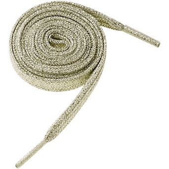 1 Pair Glitter Metallic Flat Shoelaces Colorful Sequin Sparkling Shoestring Sneakers 120cm/47.24"