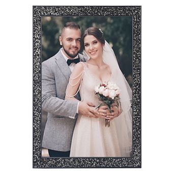 Picture Frames, Metal Photo Frame with Glass, Display for Wedding Gift Home Tabletop Decor