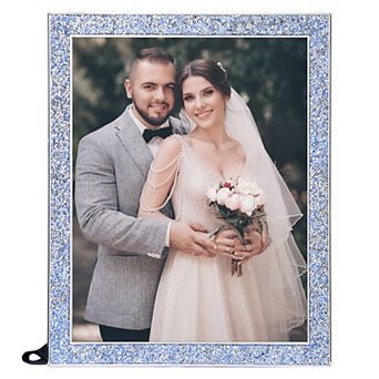 Picture Frames, Metal Photo Frame with Glass, Display for Wedding Gift Home Tabletop Decor
