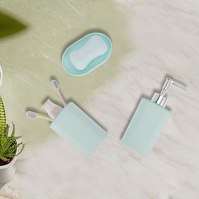 1 Set Durable Square Bathroom Accessories Kit for Bathroom