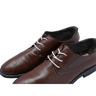 2 Pair Waxed Shoe Laces Round Solid Woven Shoelaces for Boots Men and Women 60cm/23.62"