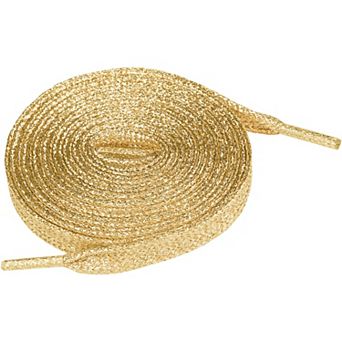 1 Pair Glitter Shiny Metallic Shimmery Flat Sneakers Shoelaces 31.50"