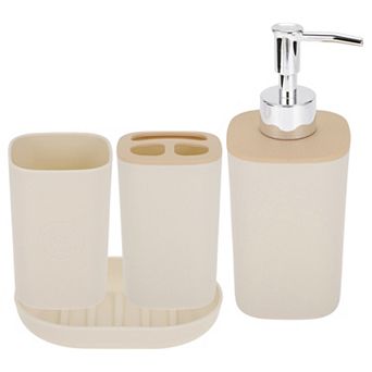 1 Set Durable Square Bathroom Kit for Bathroom