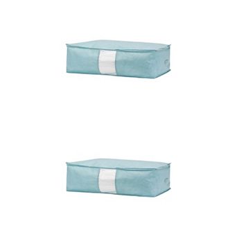 2 Pack Clothes Storage for Organizing Clothing, Closet Organizers and Storage with Handle