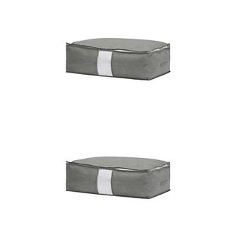 2 Pack Clothes Storage for Organizing Clothing, Closet Organizers and Storage with Handle