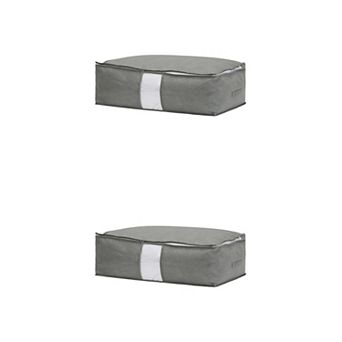 2 Pack Clothes Storage for Organizing Clothing, Closet Organizers and Storage with Handle