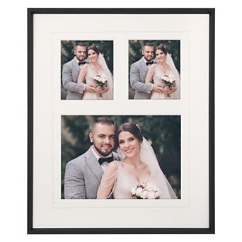 Metal Picture Stylish Tabletop Display Frame for Wedding Photos and Posters Family Decor 7"x12"