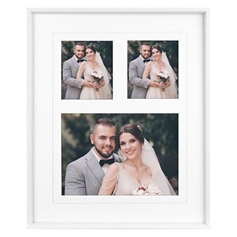 Metal Picture Stylish Tabletop Display Frame for Wedding Photos and Posters Family Decor 7"x12"