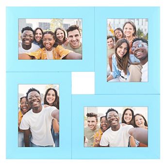 Collage Picture Frames, Family Photo Frame Set of 4 for Wall Hanging Decor 12.6" x 12.6" x 1.2"