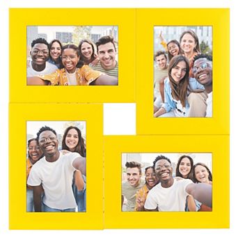 Collage Picture Frames, Family Photo Frame Set of 4 for Wall Hanging Decor 12.6" x 12.6" x 1.2"