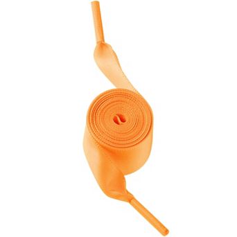 1 Pair Flat Satin Ribbon Shoelaces Wide Shoestrings Colorful Women 47.24"