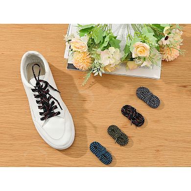 2 Pairs Flat Shoelaces Double Layer Shoe Strings Sneakers Sports Shoes 120cm/47.24"