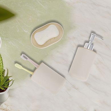 1 Set Durable Round Bathroom Accessories Kit for Bathroom