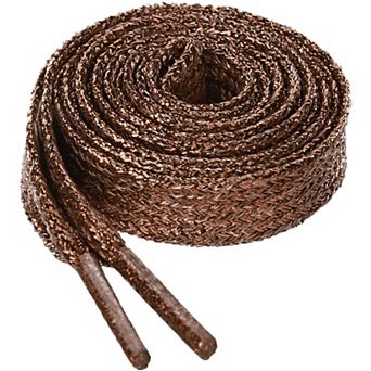 1 Pair Glitter Shiny Metallic Shimmery Flat Sneakers Shoelaces Shoe Laces Strings 90cm/35.43"