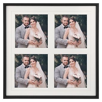 Metal Picture Stylish Tabletop Display Frame for Wedding Photos and Posters Family Decor 7"x7"