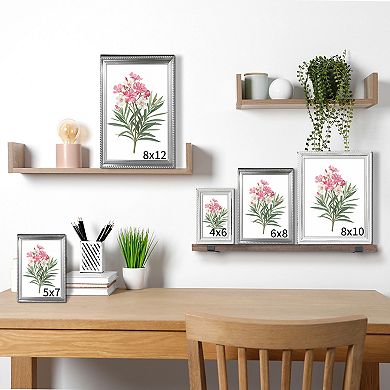 Metal Picture Frame for Photo, Modern Vertical Photo Formats for Tabletop Family Decor 6"x8"