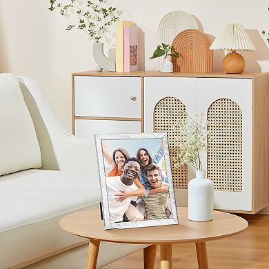 Simple Picture Frames, Photo Frame with Real Glass, Display for Wedding Home Tabletop Decor 6"x8"