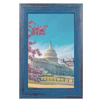 Picture Frame for Wall Hanging and Tabletop Display, Modern Art Photo Frame 6"x8"