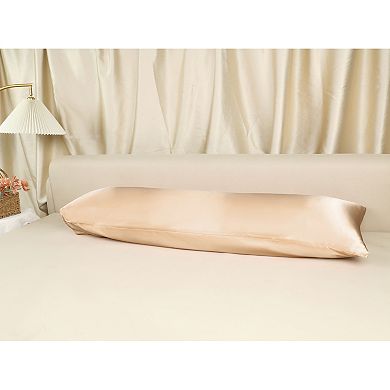 2 Pcs Satin Pillow Cases for Hair and Skin Breathable, Cooling Pillow Covers with Envelope Closure