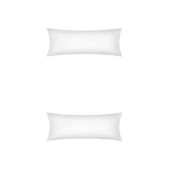 2 pc Satin Pillow Cases for Hair and Skin Breathable, Cooling Pillow Covers with Envelope Closure