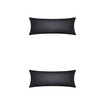 2 pc Satin Pillow Cases for Hair and Skin Breathable, Cooling Pillow Covers with Envelope Closure