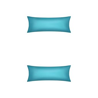 2 pc Satin Pillow Cases for Hair and Skin Breathable, Cooling Pillow Covers with Envelope Closure