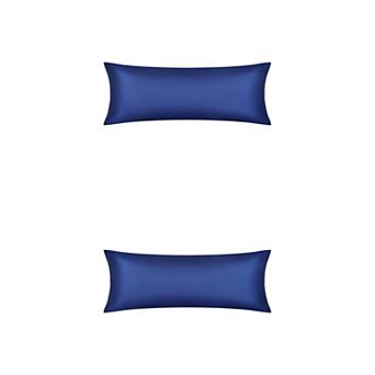 2 pc Satin Pillow Cases for Hair and Skin Breathable, Cooling Pillow Covers with Envelope Closure