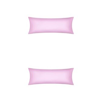 2 pc Satin Pillow Cases for Hair and Skin Breathable, Cooling Pillow Covers with Envelope Closure